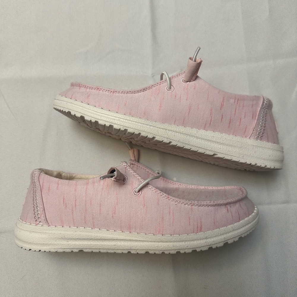 Hey Dude Wendy Heathered Stretch in Bubblegum Pink Women’s Size 7 NWOB - Picture 4 of 7